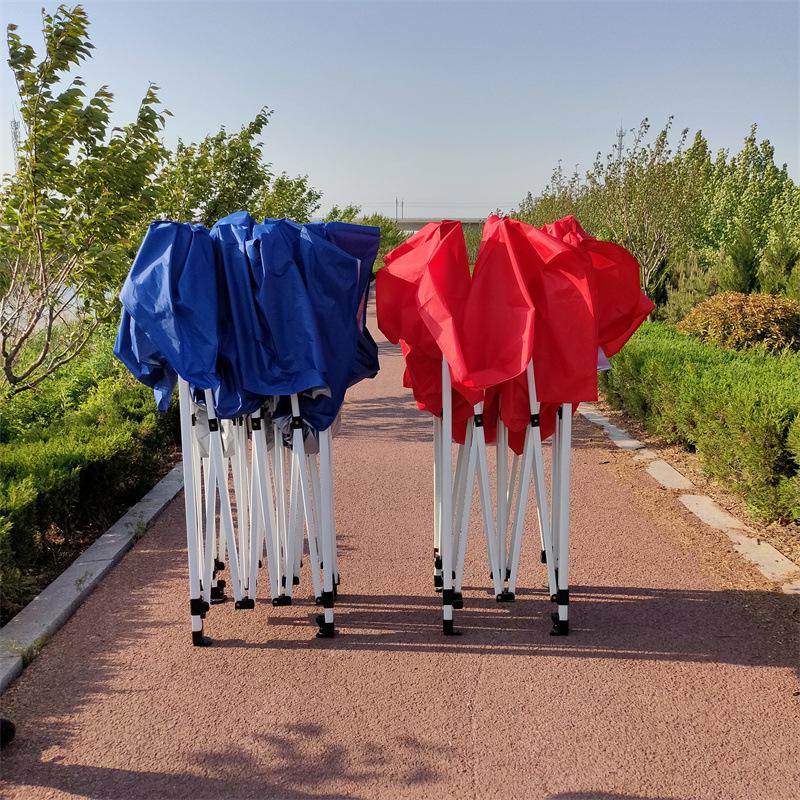 3x3 Outdoor Canopy Tent: Sunshade, Night Market Stall, Automatic Folding, Telescopic, Four-Corner Design