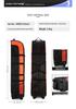 PGM Foldable Golf Travel Bag with Wheels for Men and Women - Airplane Checked Club Carrier Set