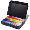 270 G Felt Wool Set of 54 Colours Wool Roving Felting Wool Dry Felting Needle Felt Accessories for Starter DIY Wool Craft
