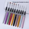 Nail Art Brush: Gel Mixing, Color Painting, UV Pen, Flower & Line Drawing, Japanese Blending Tool