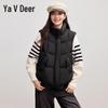 Yalu Damen 2025 Locker sitzende Stehkragen Daunenweste