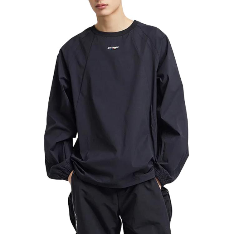 Men's Sweatshirt SALOMON UNI RACE Sweatshirt Unisex Black