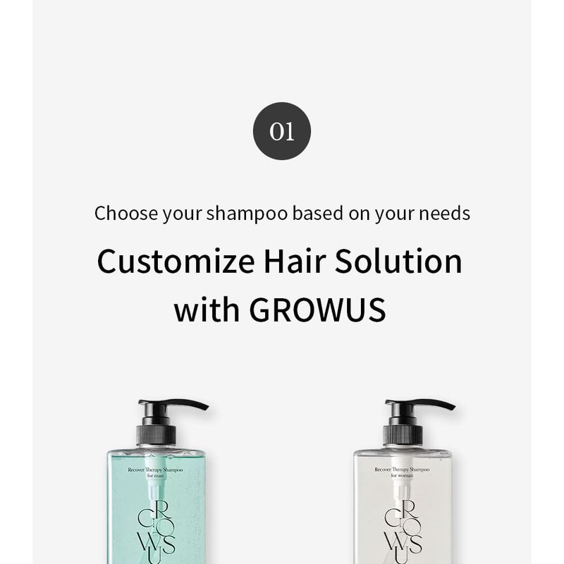 GROWUS - Recover Therapy Shampoo - 2 Types