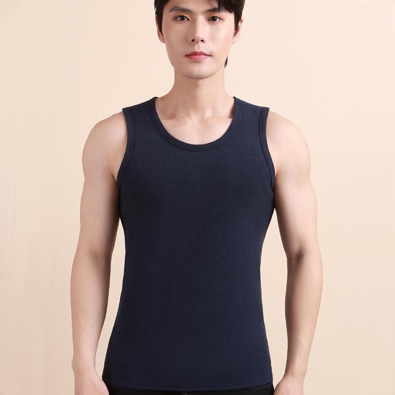 

Мужской антибактериальный жилет без рукавов из мериносовой шерсти - Высокая эластичность и комфорт, уход за камелией XXXL (160-190 lbs)