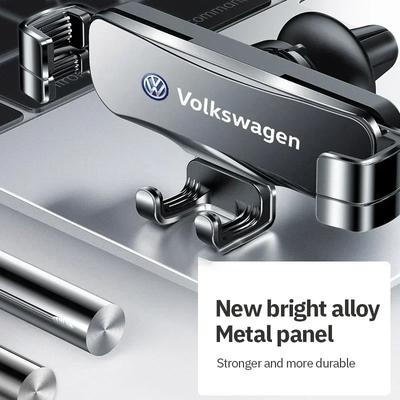 2026 Hot For Volkswagen VW Car Phone Holder Air Vent Clip Mobile Support for Volkswagen VW GTl R Golf 7 Rline Polo Tiguan Passat