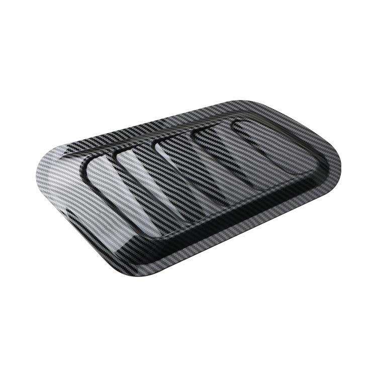 Decoración de Capucha para Rejilla de Aire de Coche Universal de Fibra de Carbono