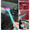 1Pcs Car Corner Windshield Handheld Cleaning Tool Small Window Tint Mirror Squeegee Different Softness Rubber Blade Scraper
