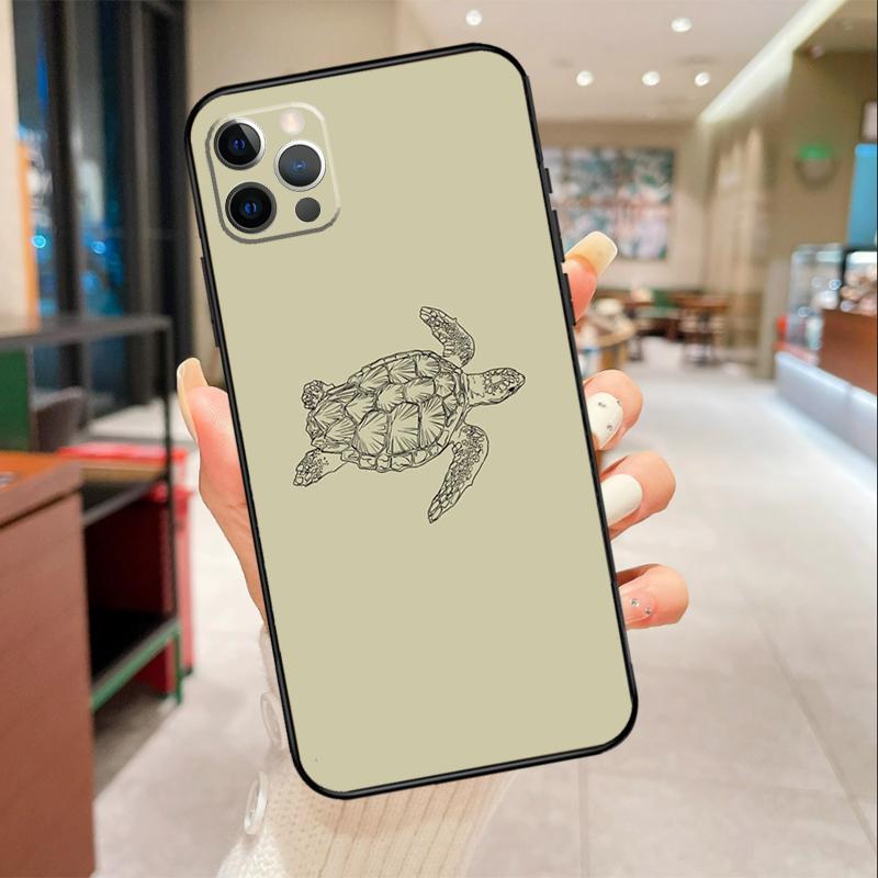 Sea Turtle Phone Case For iPhone 17 Air 16 15 13 11 12 14 Pro Max mini 15 16 Plus 16e Protective Cover
