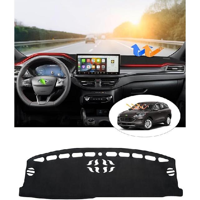 CARTIST Dash Cover Fit For Genesis GV80 2024 2025 Dashboard Cover Mat For GV80 Accessories Non-Slip Carpet Sunshield Glare UV Rays Protector