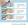 30x Super Große Lupe mit LED-Leuchten AAA-Batterie Große Lupe Tragbare Hand-Lesebrille Lupe