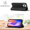 For iPhone 13 Pro Max LC.IMEEKE Strong Magnetic PU + Matte TPU Horizontal Flip Leather Case with Holder & Card Slots & Wallet
