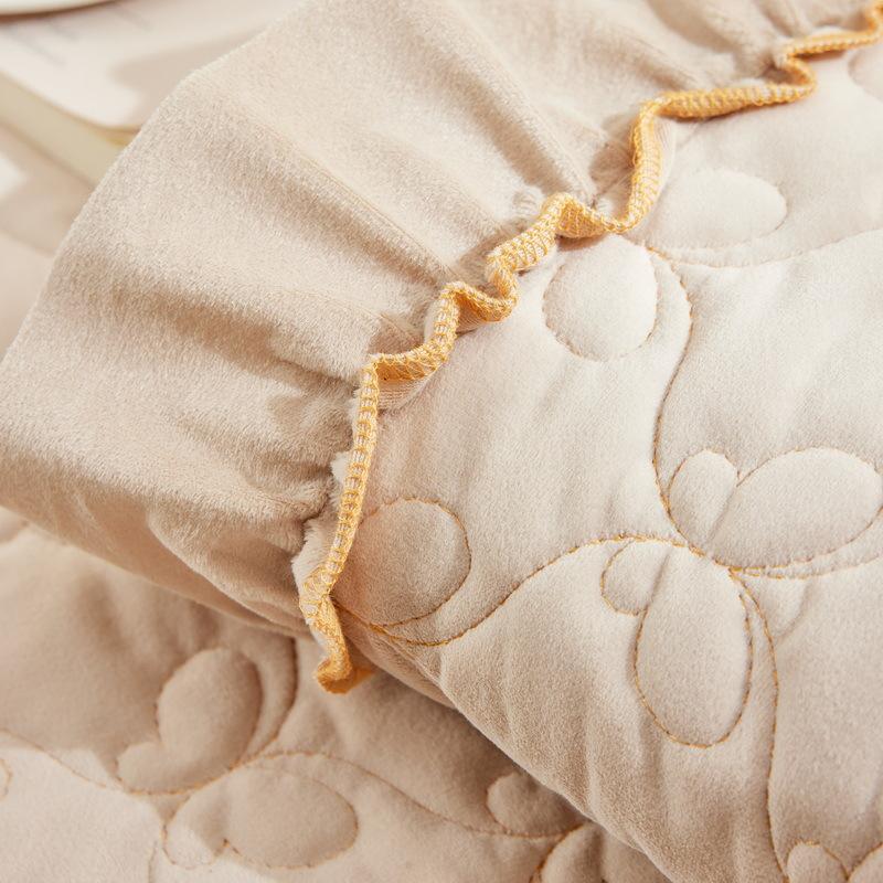 French Cream Wind Sofa Cushion Universal In All Seasons Plush Solid Color Sofa Cover Seat Cushion Non-Slip Cover Cloth Towel Winter