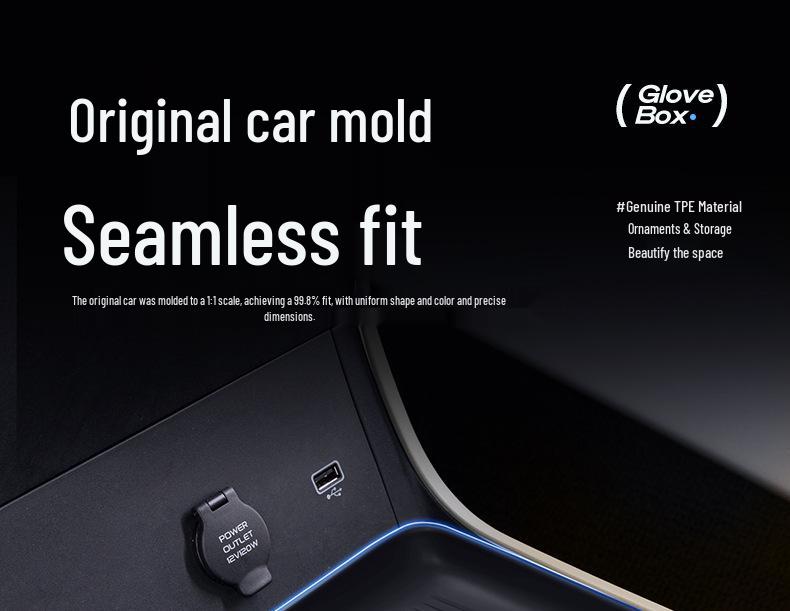Compatible with Nano 06 and 2025 Dongfeng Car Armrest Storage Box and Decorative Accessories.