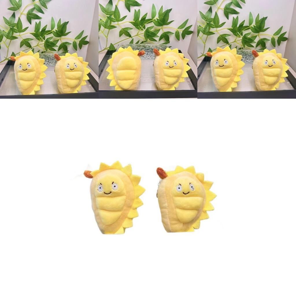 Yellow Delightful Durian Plush Stuffed Animal Cartoon Hanging Toy For Game Machines