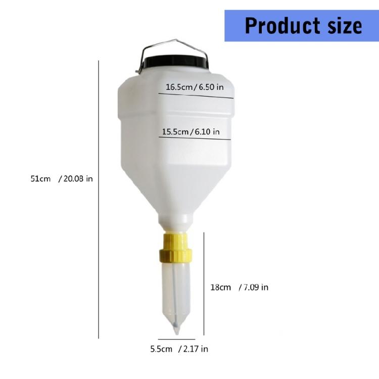 Convenient 5.5L Hanging Sauce Bottle Sauce Dispenser for Easily Dispensing In Busy Restaurant Environment
