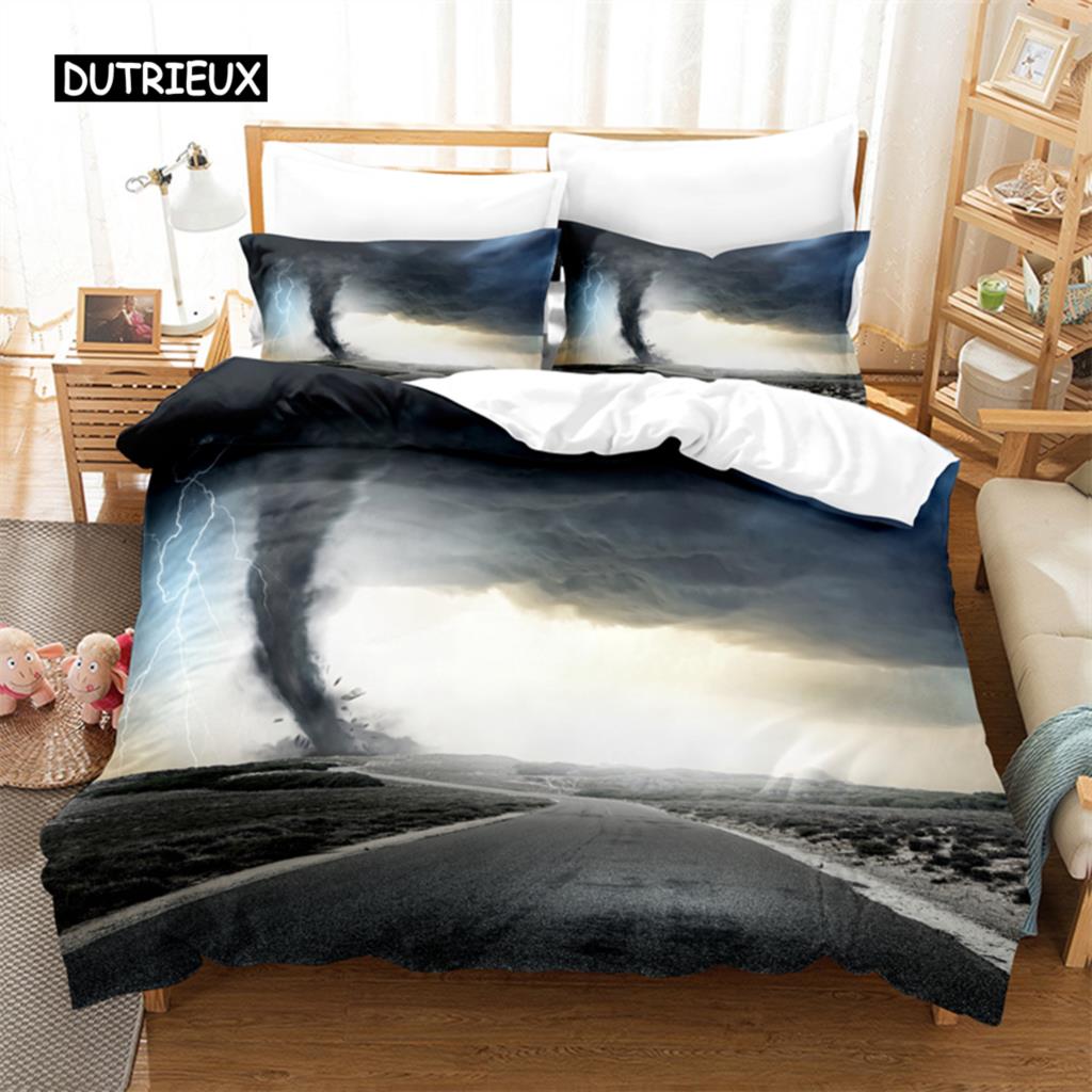 Seaside City Bedding Set Duvet Cover Set 3d Bedding Digital Printing Bed Linen Queen Size Bed Set  Fashion Design