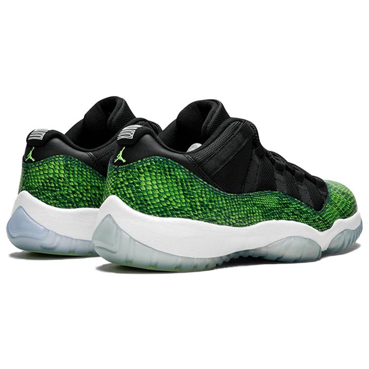 Jordan 11 Retro Low Green Snakeskin 528895-033