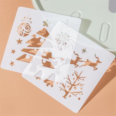 New DIY Craft Embossing Album Decorative PaintingTemplate Layering Stencils Merry Christmas Scrapbooking