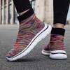High‑Top Sock Shoes Women Slip‑On Casual Sneakers Breathable Knitted Sports Shoes Lightweight Non‑Slip Walking Footwear