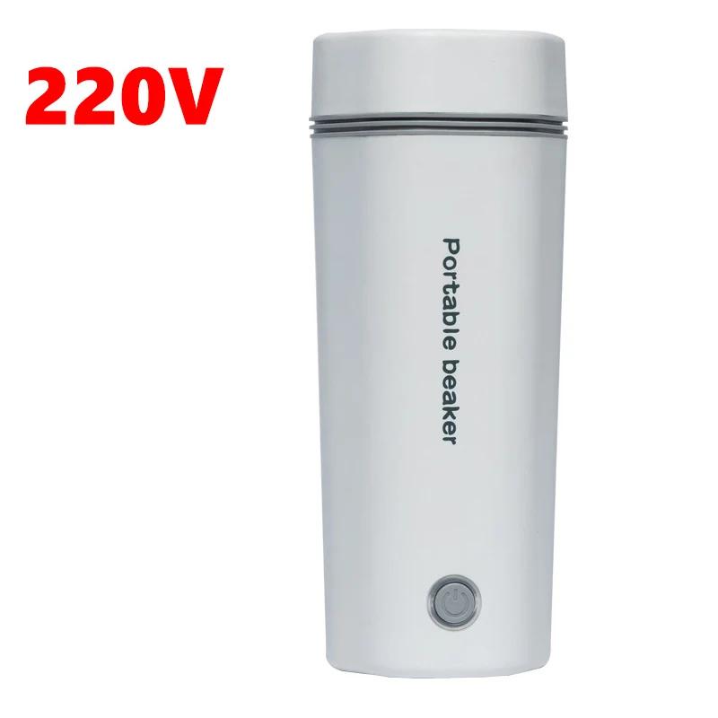 12V 24V 110V 220V Electric Thermos Car EU US UK Plug Leakproof Outdoor Picnic Hot Water Bottle 100 ℃ Boil Water Flasks Kettle