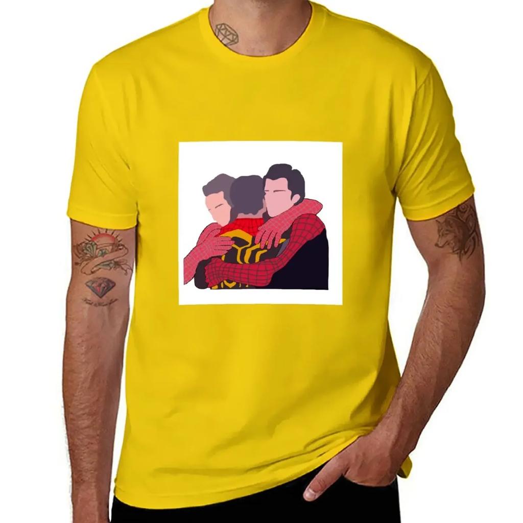 Spidey Hug T-Shirt oversizeds blanks men graphic t shirts