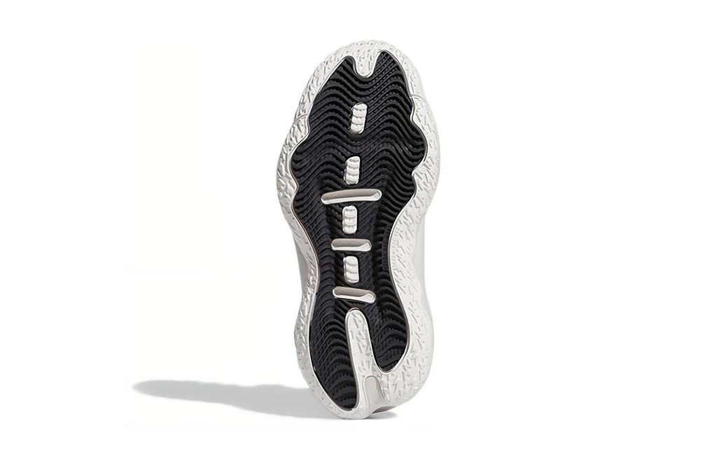 Adidas D Lillard 8 J Abrasion Resistant Mid top Children's Basketball Shoes White Teenagers GY2908