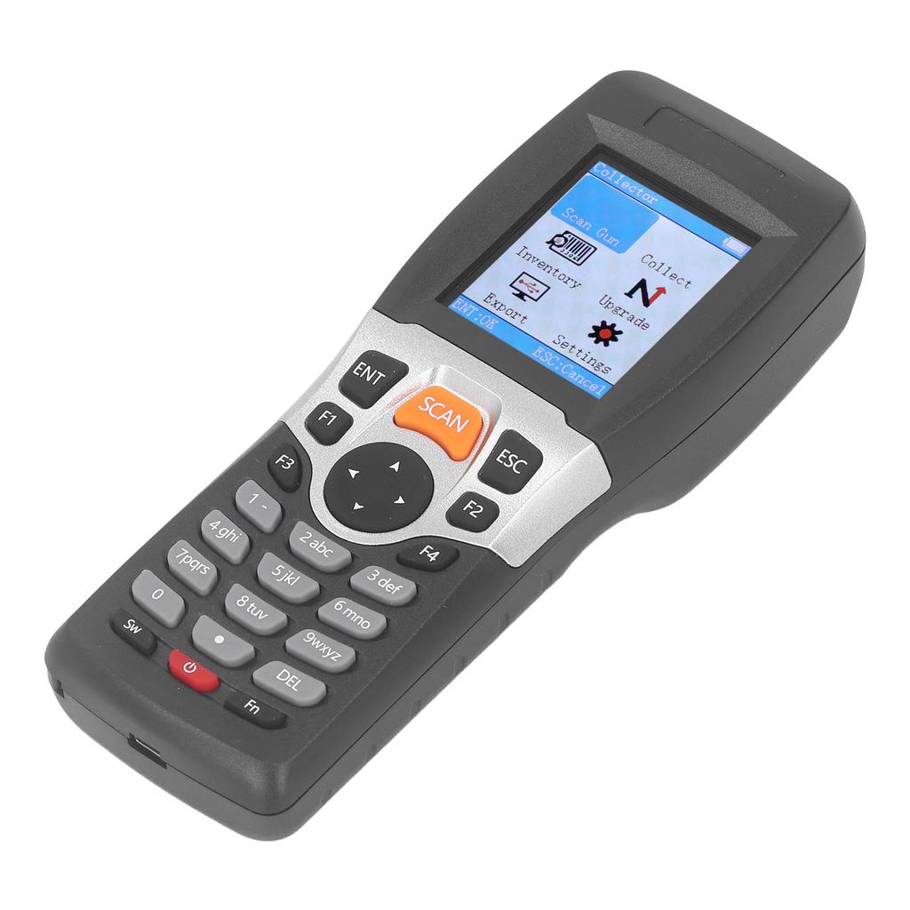 Wireless Barcode Scanner 1D 2.4GHZ 2.2 Inch Color Screen Portable Inventory Scanner