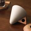 Triangular Cone Ceramic Coffee Cup Drinking Cup Vintage Style Vintage Pottery Mug with Handle Handmade Espresso Cup Gift Giving