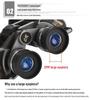 HD 10x50 Dual-Adjustment Binoculars for Outdoor Hiking and Mountaineering