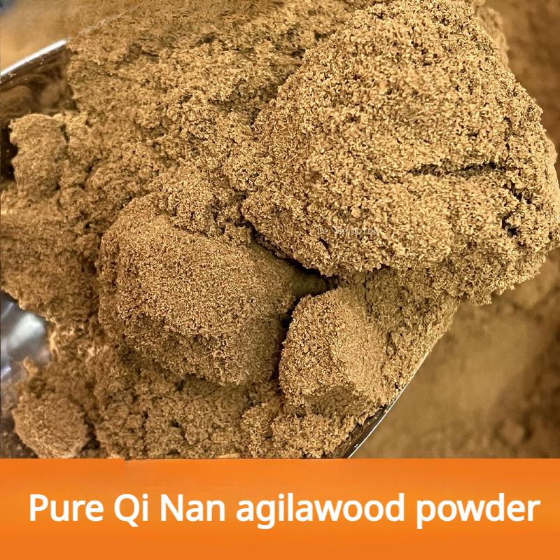 

50g Qi Nan Agarwood Powder Pure Natural Raw Material Incense Home/Purify Air/soothe J Spirit /make Incense Aromatherapy Powder Agarwood powder 1
