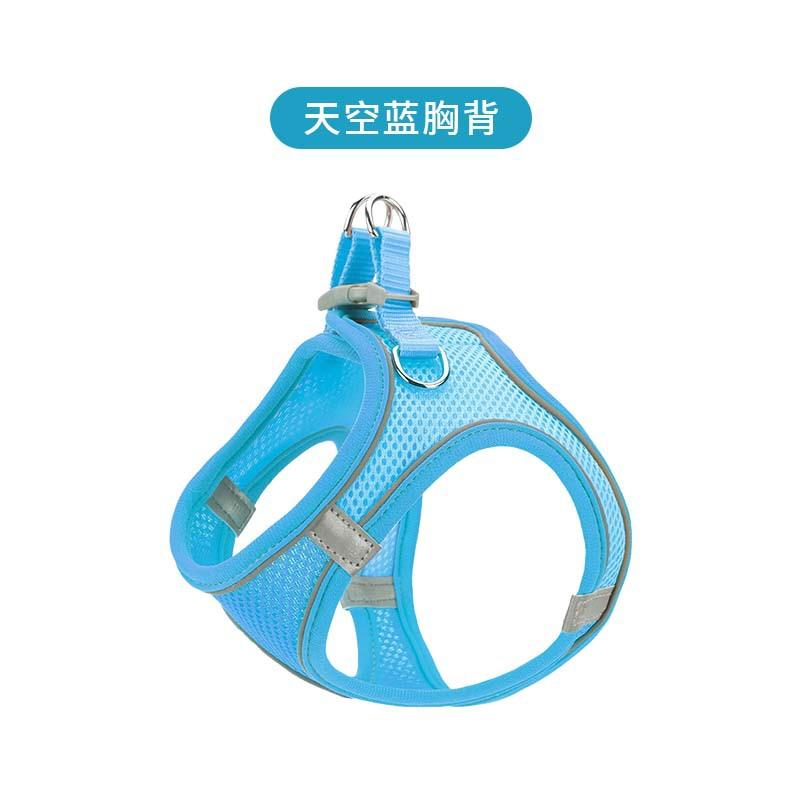 Haustierprodukte Neuer Haustier-Brustgurt, atmungsaktive Hundeleine in Westenform, reflektierende Hundeleine