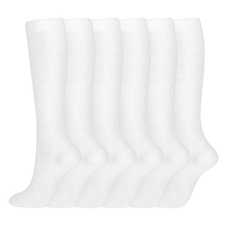 Compression Socks for Women & Men Circulation (3 Pairs) - Best Support for Running Nurses Recovery Cycling Flight