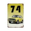 Metal Tin Poster 80s GTI Sports Classic Car Retro Metal Tin Sign Plaque Poster for Bar Club Wall Home Vintage Wall Plate Pendant
