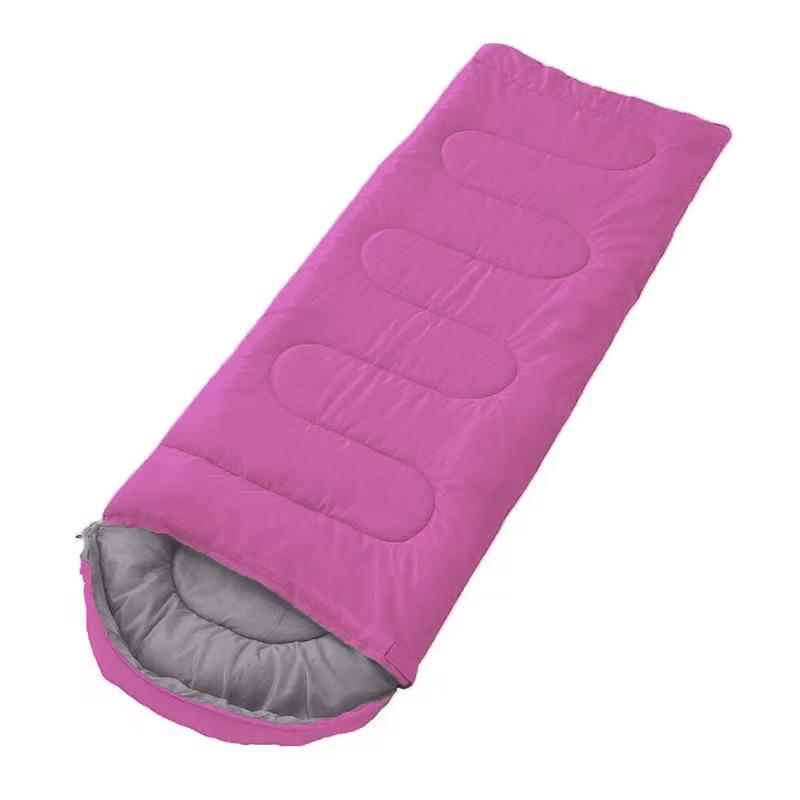 Sac de dormit portabil cald cu glugă pentru camping în aer liber - Îngroșat pentru primăvară, toamnă, iarnă