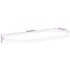 VidaXL Dessus de Table, Dessus de Table de Remplacement, Dessus de Rechange Salle à Manger, 90x40x3,8 cm Ovale Bois Massif 370153