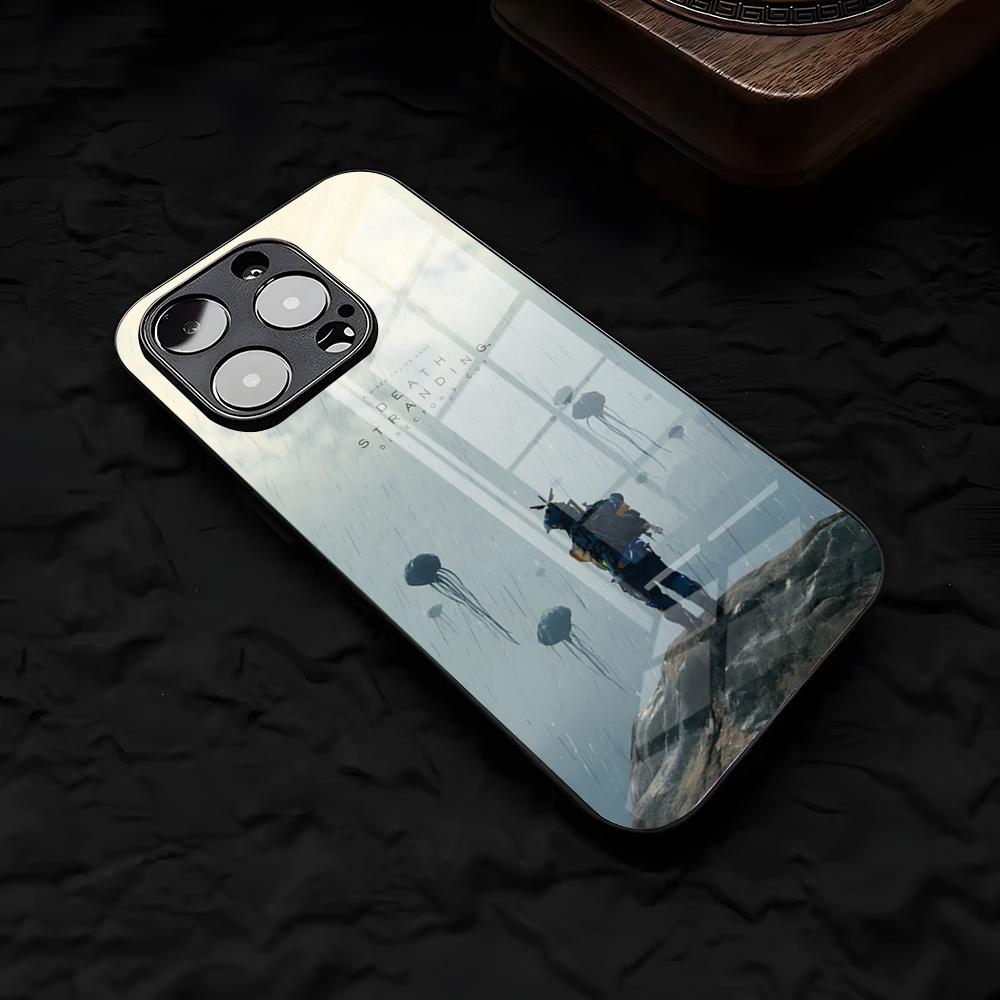 Custodia per Telefono Gioco D-Death S-Stranding Per IPhone 17 Air 16 E Pro Max 15 14 13 Mini 12 Pro 11 Max Plus Copertura in Vetro Nero