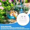 Guinea Water Bottle Stand Space Saving Gerbil Feeder Bracket Magnet Small Animals Water and Food Feeder Brackets for Dwarf
