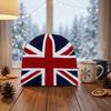2026 UK English Union Jack Flag Jacquard Knitted Winter Warm Beanie Hat Children Adults Unisex Fashion High Quality