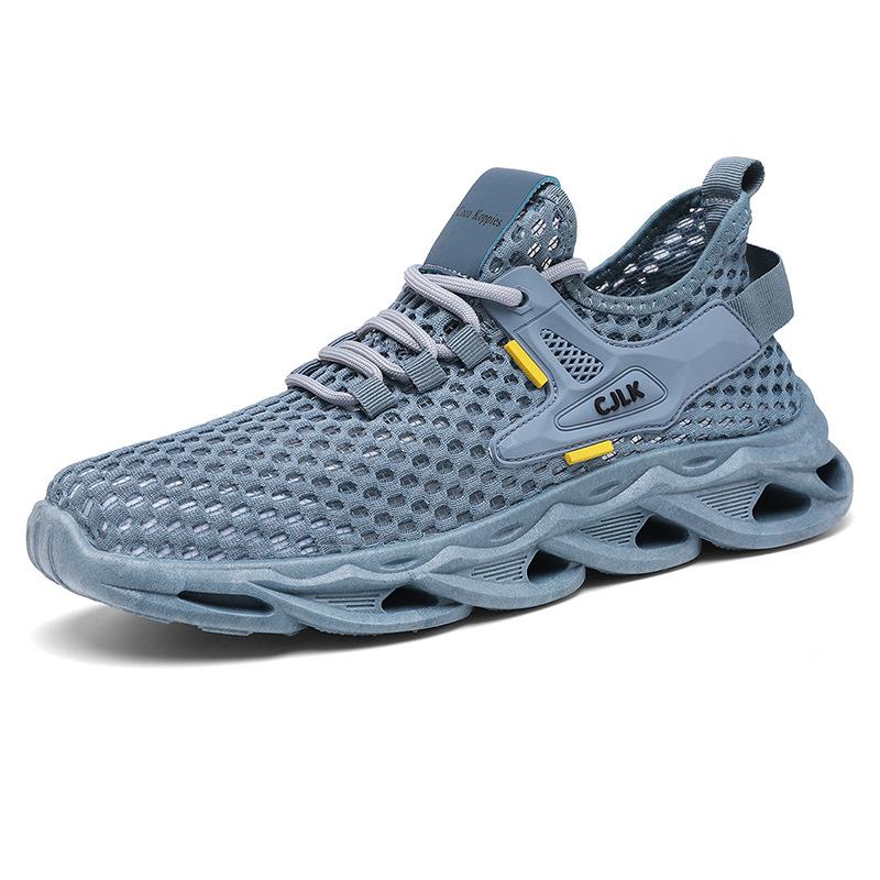 2025 new summer mesh breathable hollow thin men's shoes fashion sports casual shoes versatile Internet celebrity Korean shoes