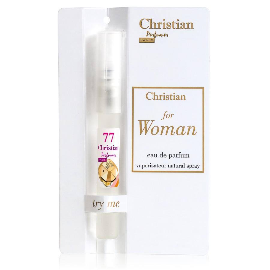 

Парфумована вода жіноча Christian K-8 №77 за мотивами Lady Million 8 ml.