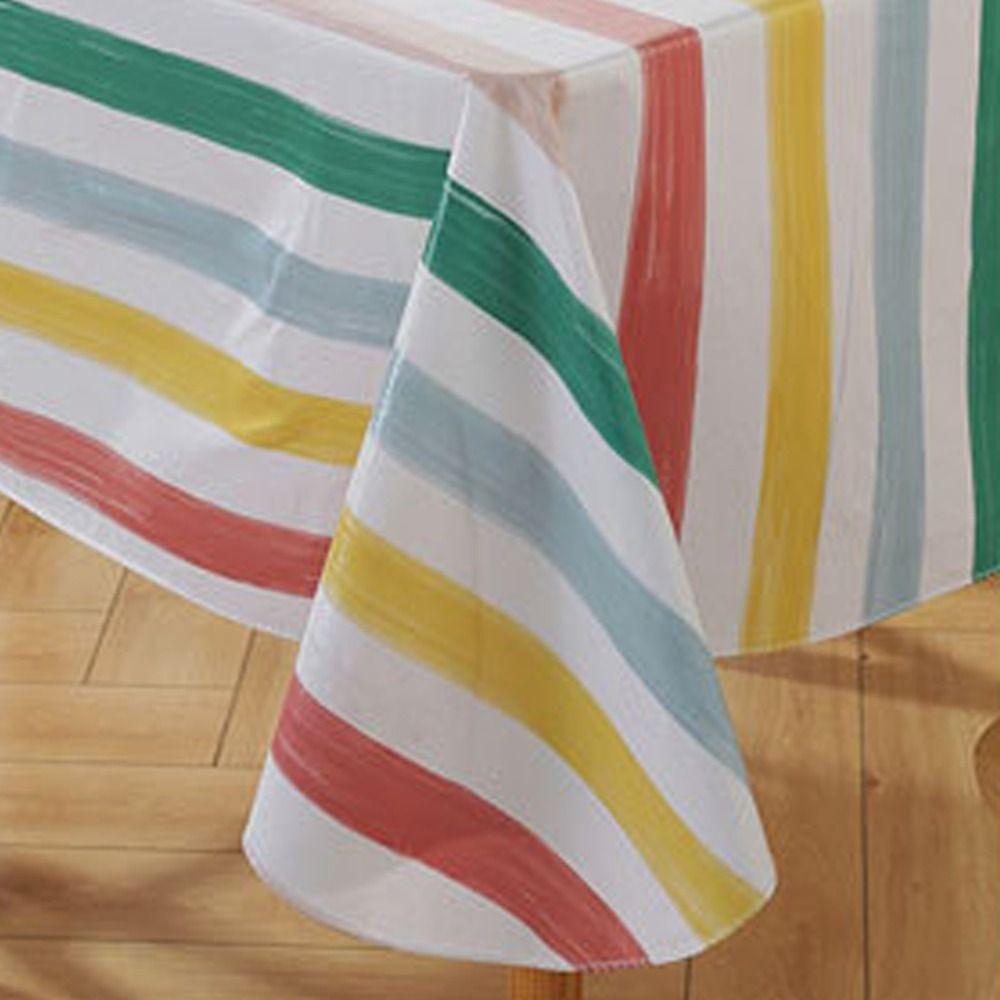 Oil-proof Waterproof Tablecloths PVC Table Decor Cloth Soft Table Cover Kitchen