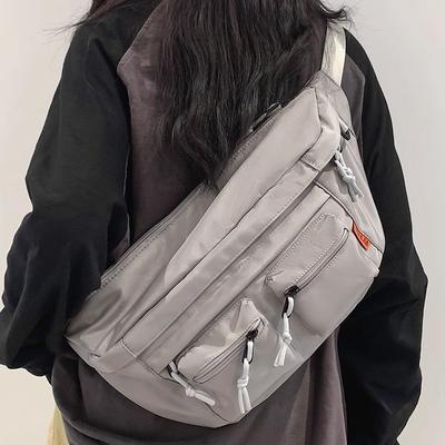 Trendige Marken-Tooling-Brusttasche Herren Neu Große Kapazität Funktionell Sport Radfahren Umhängetasche Damen Lässig Schulterrucksack