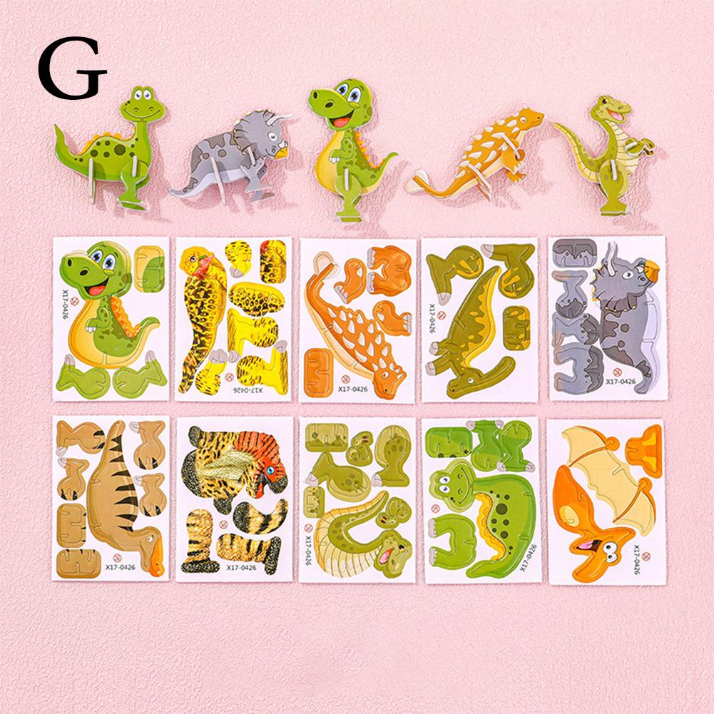3D Animal Puzzles for Kids,Educational Jungle Animal Puzzle Dinosaur Farm Animals for Kids Classroom Prize Gifts Party Favors