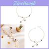 Star Constellation Necklace For Women With Moon And Star Pendant In Zinc Alloy For Elegant Daily Wear