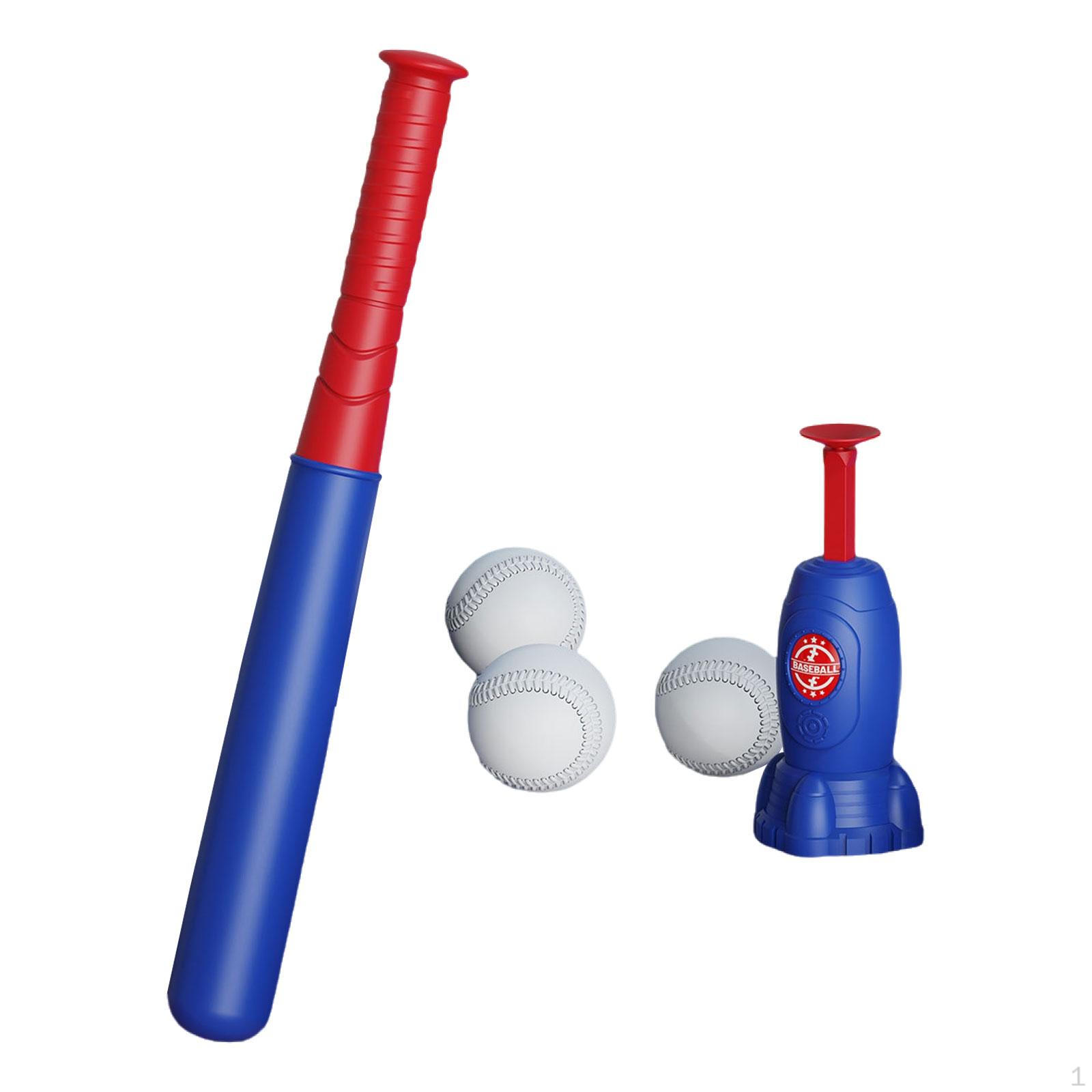 Baseball Pitching Machine with Balls Outdoor Toy Batting Practice Toys Training Equipment