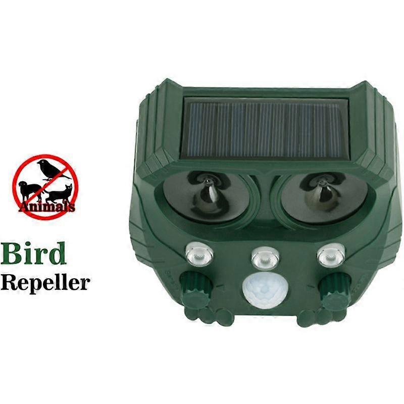 Solar Animal Repeller Waterproof Ultrasonic Motion Sensor Outdoor Dog Repeller,