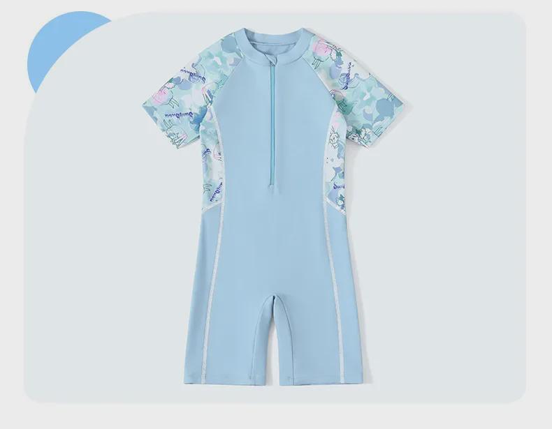 2024 Girls' One-Piece Swimsuit: Fresh Summer Style for Kids - Perfect for Beach and Hot Springs