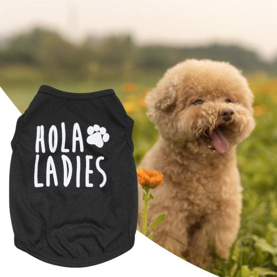 

Жилет для домашних животных, удобный жилет с круглым вырезом, яркий цвет, летний тонкий пуловер для домашних животных M жёлтый