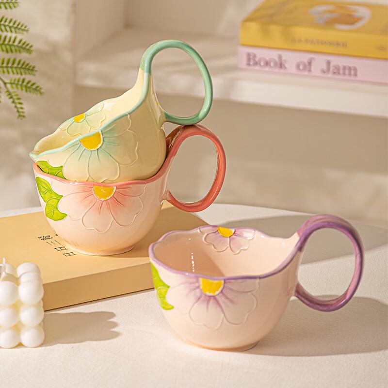 Pelson Flower Morning Underglaze Ceramic Mug