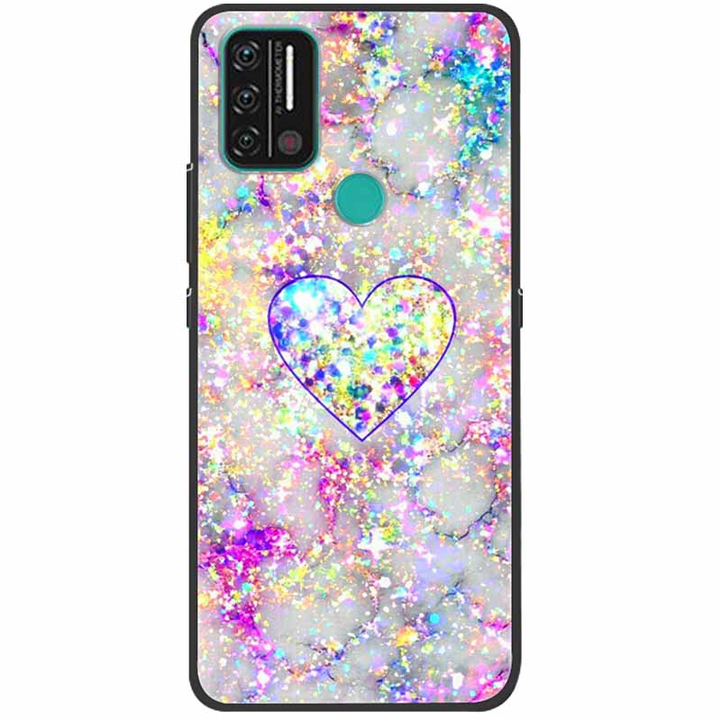 Weiche bedruckte Hülle für Umidigi A9 Pro Hülle Silikon Schutzhülle Schwarze Hüllen für Umidigi A7 Pro Niedliche Katze A9Pro A 9 A7Pro